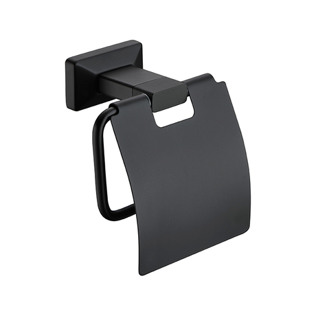 2021 Guangdong Factory Brass Matt Black Soporte para papel higiénico Soporte para papel higiénico