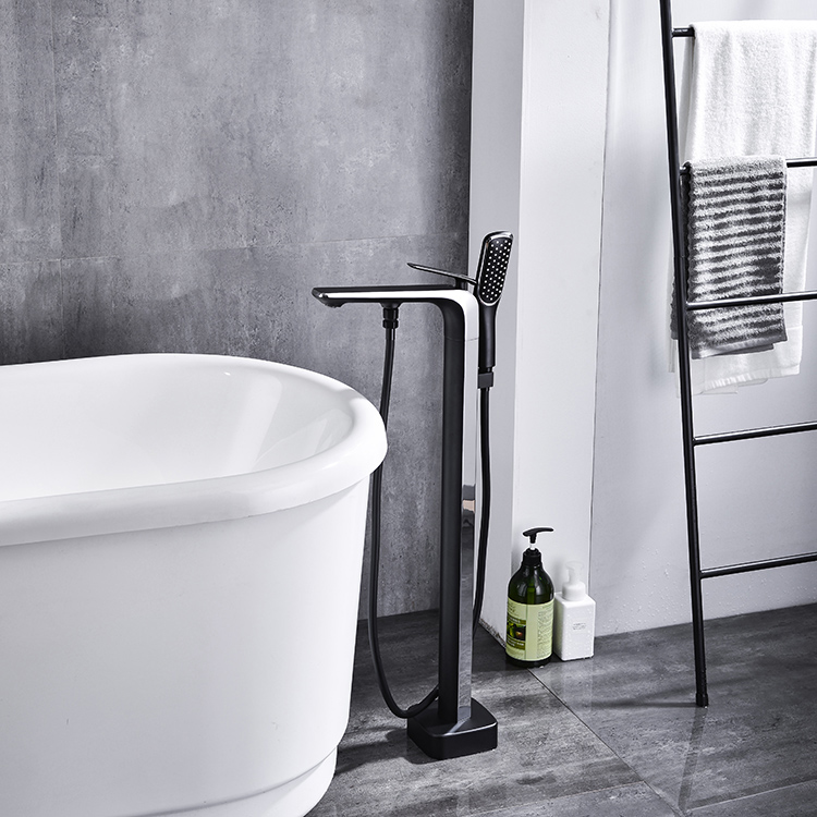 Grifos de baño independientes de latón con bañera de ducha de baño duradera de diseño de alta gama