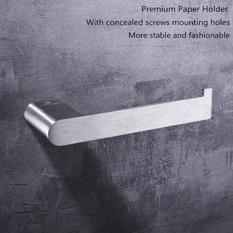 Fábrica de artículos sanitarios dispensador de rollo de papel higiénico de acero inoxidable sostenedor de papel higiénico