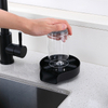 Lavadora automática de vasos de acero inoxidable 304, herramienta de limpieza de enjuague de vidrio para fregaderos de cocina, taza de vidrio